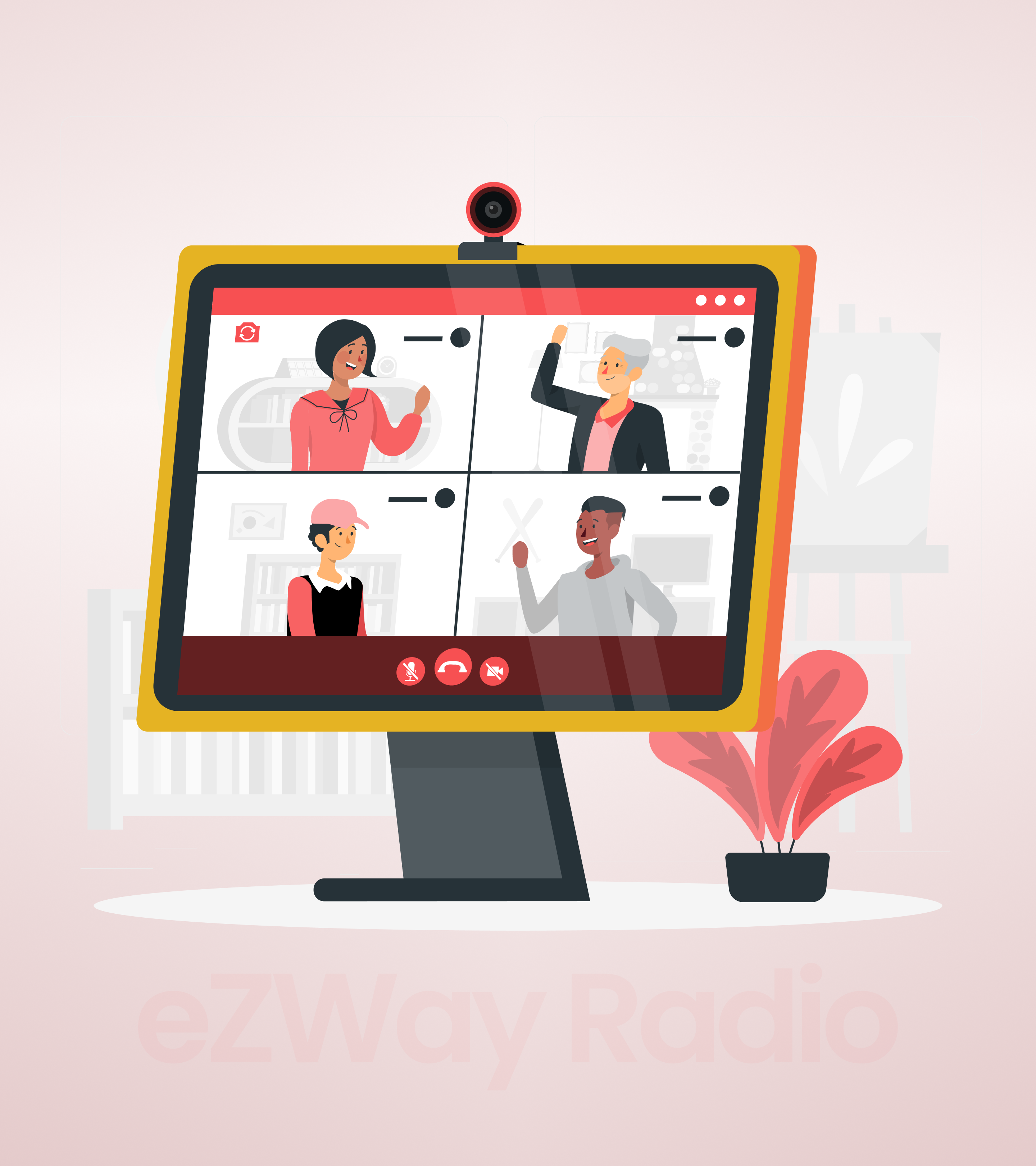 Video call illustration